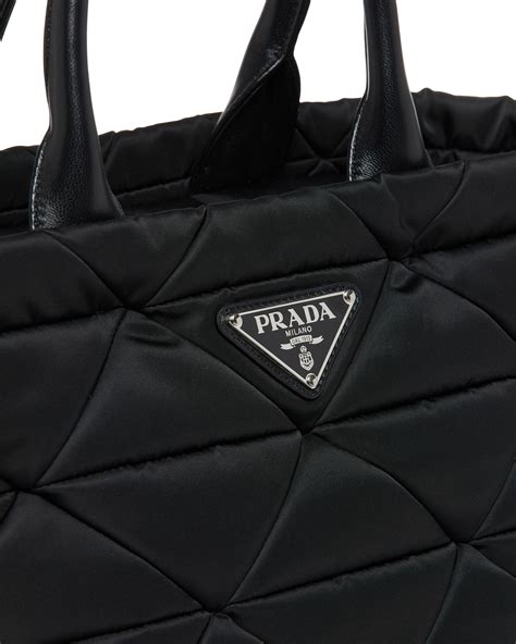 prada padded nylon tote